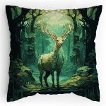Polštářek s potiskem Epický Jelen