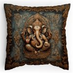 Polštářek s potiskem Ganéša