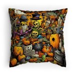 Polštářek s potiskem Halloweenský guláš
