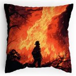 Polštářek s potiskem Hasič AoT styl