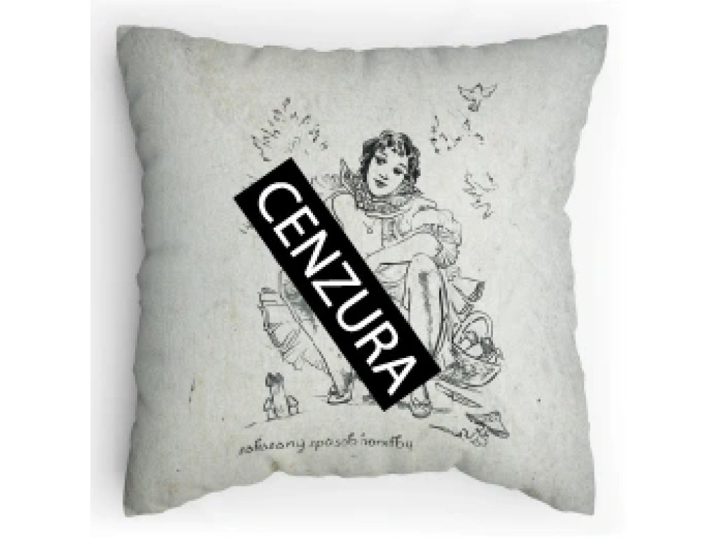 Polštářek s potiskem Honitba