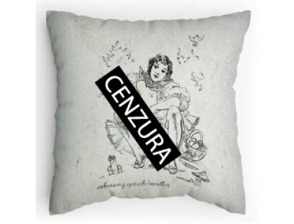 Polštářek s potiskem Honitba