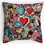 Polštářek s potiskem Hromada lásky
