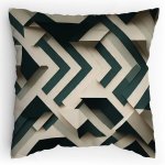 Polštářek s potiskem Chaotické Pruhy