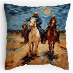 Polštářek s potiskem Jezdci ala Ortega