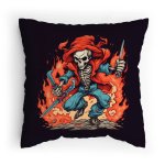 Polštářek s potiskem Komiksová Smrt