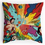 Polštářek s potiskem Komiksový výbuch 2