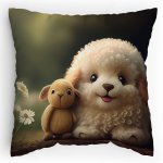 Polštářek s potiskem Kudrlinka