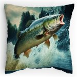 Polštářek s potiskem Létající ryba ????