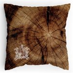 Polštářek s potiskem Letokruhy