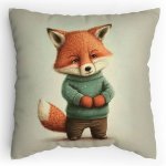 Polštářek s potiskem Liška provance