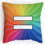 Polštářek s potiskem matematika duha rovná se