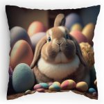 Polštářek s potiskem Mezi vajíčky