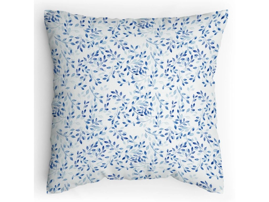 Polštářek s potiskem Modrý vodotisk