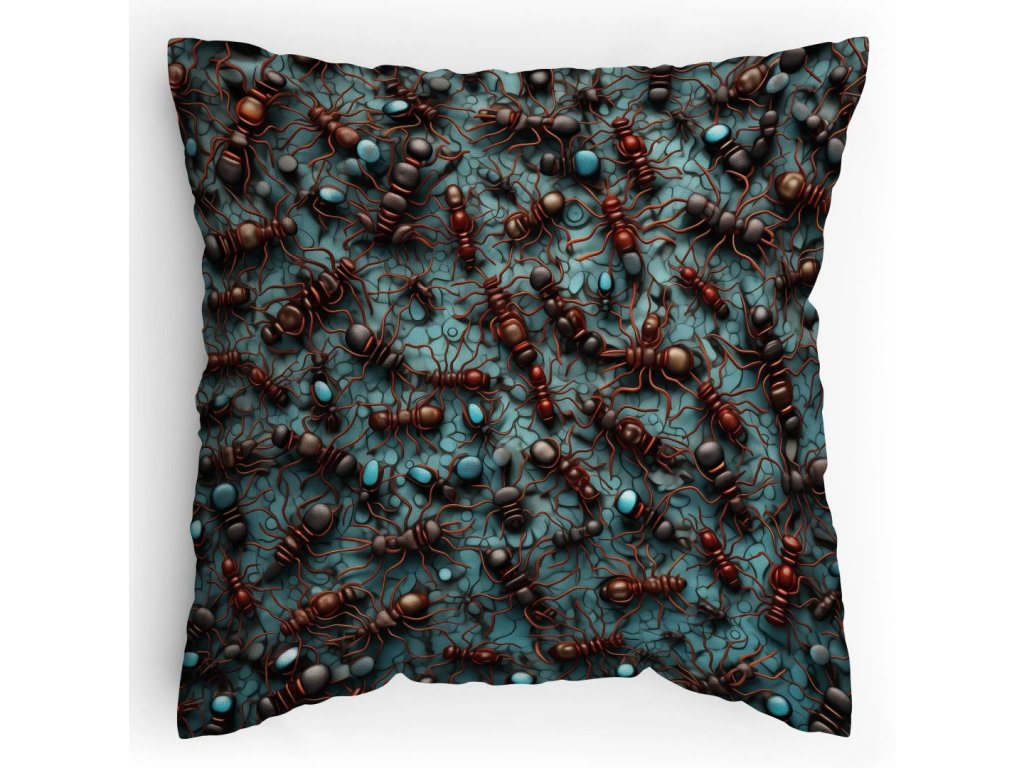 Polštářek s potiskem Mraveniště 2