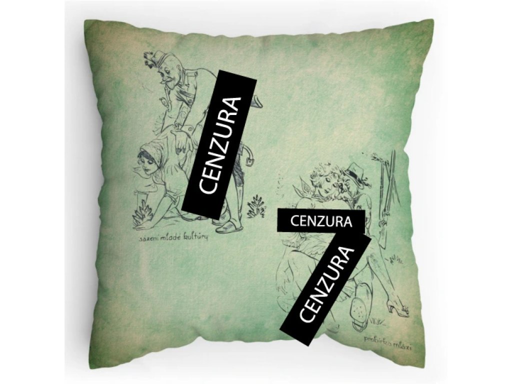 Polštářek s potiskem Myslivecká latina mix 1