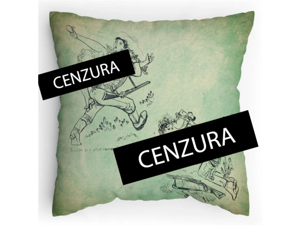 Polštářek s potiskem Myslivecká latina mix 2