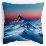 Polštářek s potiskem Nahoře na hoře