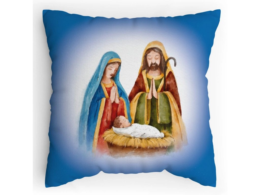 Polštářek s potiskem Narození Ježíše Krista Vodovky
