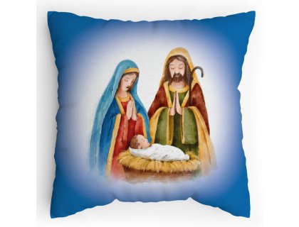 Polštářek s potiskem Narození Ježíše Krista Vodovky