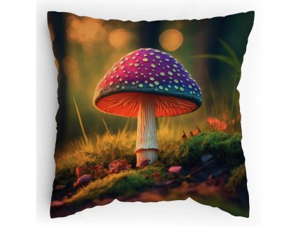 Polštářek s potiskem Někde v lese