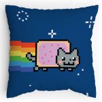 Polštářek s potiskem Nyan Cat