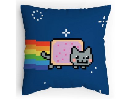 Polštářek s potiskem Nyan Cat