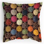 Polštářek s potiskem Okořeň si život