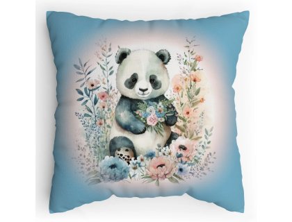 Polštářek s potiskem Panda Provance Vodovky