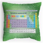 Polštářek s potiskem PERIODICKÁ TABULKA