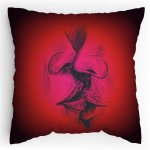 Polštářek s potiskem Polibek