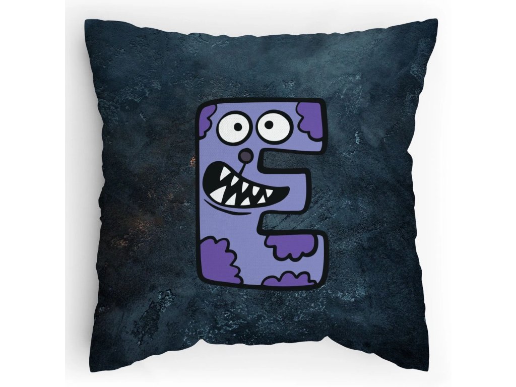 Polštářek s potiskem Příšerky E