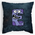 Polštářek s potiskem Příšerky E