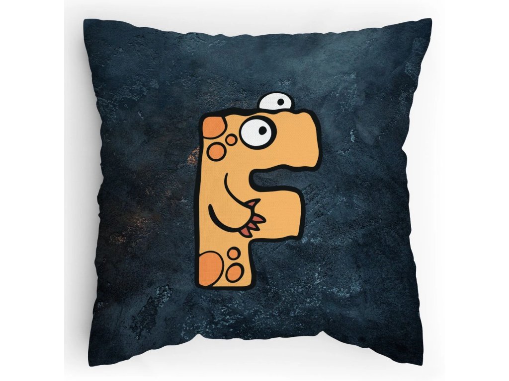 Polštářek s potiskem Příšerky F