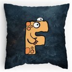 Polštářek s potiskem Příšerky F