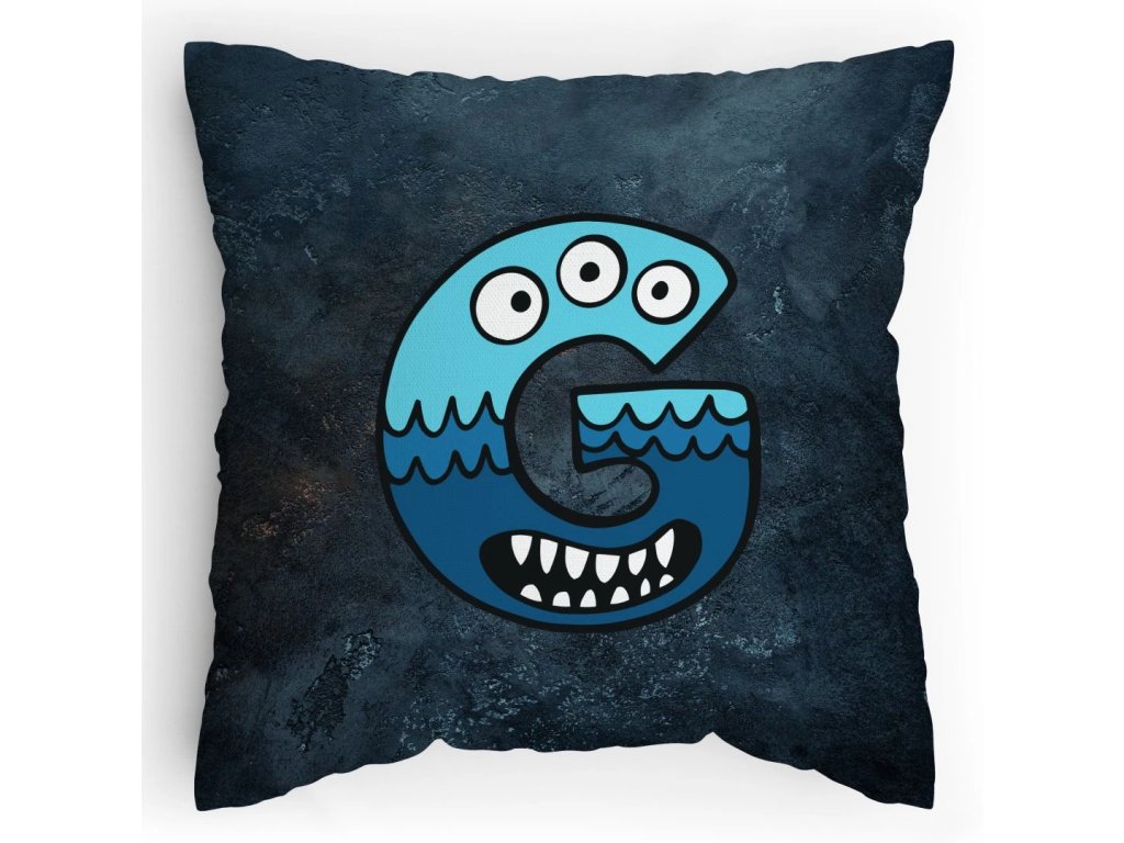 Polštářek s potiskem Příšerky G