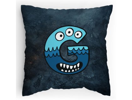 Polštářek s potiskem Příšerky G