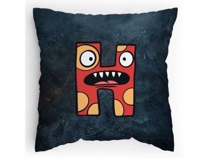 Polštářek s potiskem Příšerky H