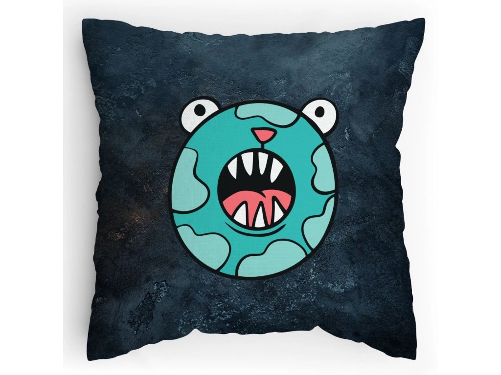 Polštářek s potiskem Příšerky O