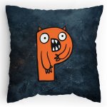 Polštářek s potiskem Příšerky P