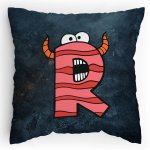 Polštářek s potiskem Příšerky R