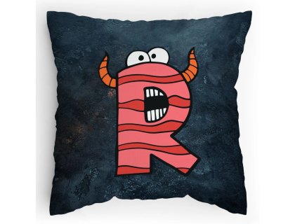 Polštářek s potiskem Příšerky R