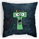 Polštářek s potiskem Příšerky T