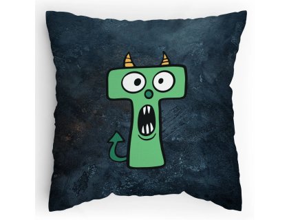 Polštářek s potiskem Příšerky T