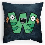 Polštářek s potiskem Příšerky W