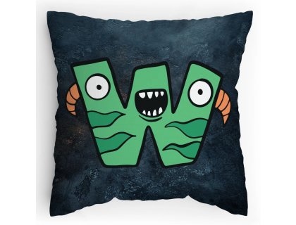 Polštářek s potiskem Příšerky W