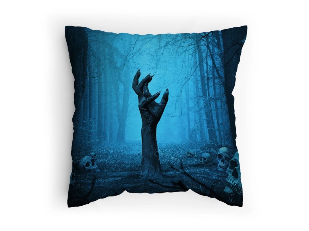 Polštářek s potiskem RGB Split zombie ruka