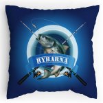 Polštářek s potiskem Rybárna