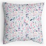 Polštářek s potiskem Růžový nádech léta