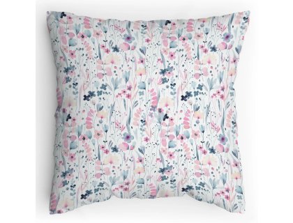 Polštářek s potiskem Růžový nádech léta